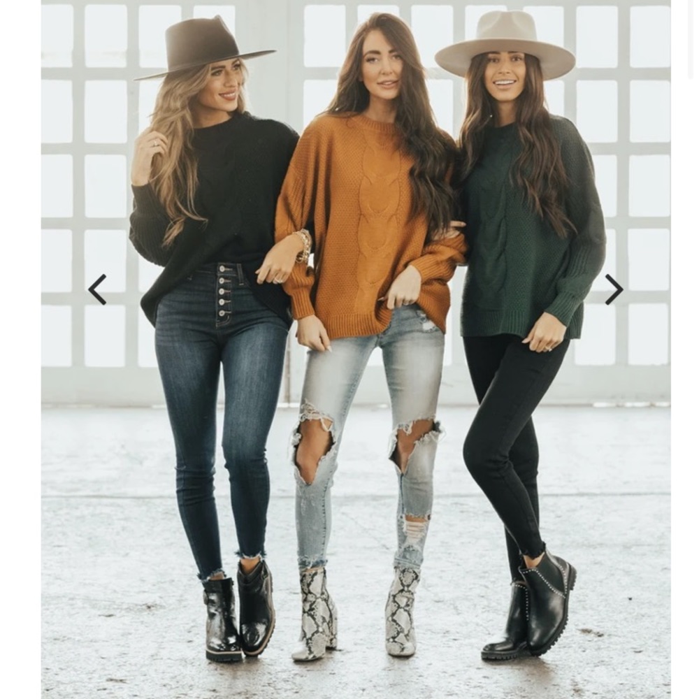 Brand new black sweater from McKie Rae